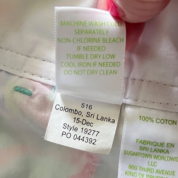 Lilly Pulitzer Callahan Shorts Womens 00 Vibrant Tropical Cotton Stretch Preppy - Picture 7 of 14